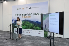 Եռակողմ հուշագիր՝ ուղղված 100 հա նոր անտառ հիմնելուն 